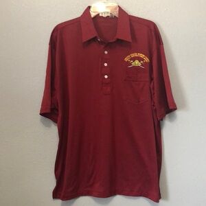 Vintage Winner Mate shirt Men's XL US Marine Corps drill instructor assn. polo